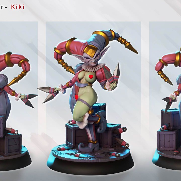Goblin Jester Kiki Knifetoss by Gaz Minis