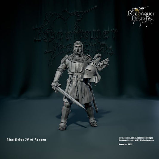 King Pedro IV of Aragon dismounted by Reconquer Designs