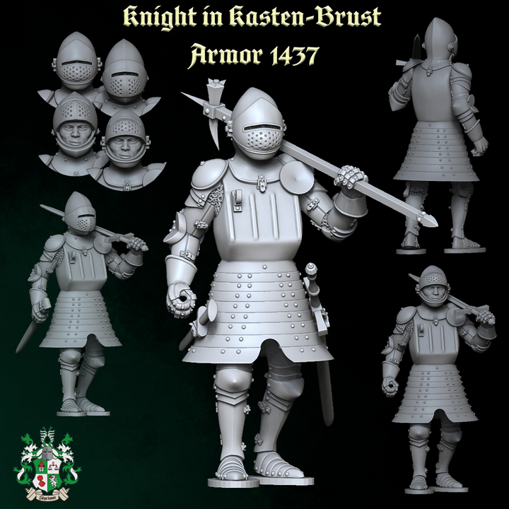 Knight in Kasten-Brust Armor 1437 by Styriwar