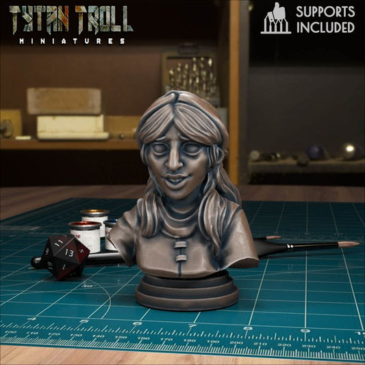Kretyana Dolvo Bust by Tytan Troll Miniatures