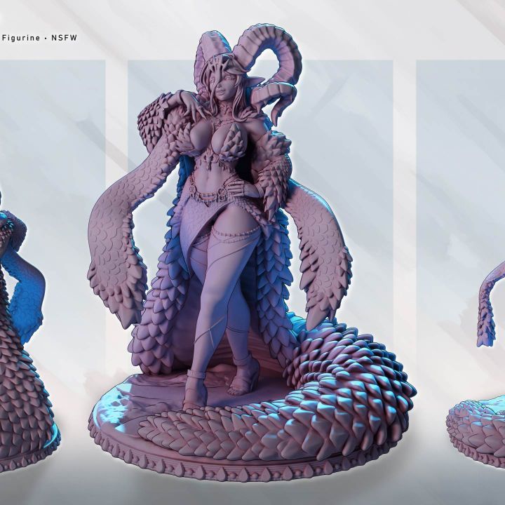 Kulvara Goldvein – Gilded Dragon Matriarch by Gaz Minis