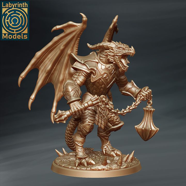 Dragon Champion 1 by Labyrinth Models