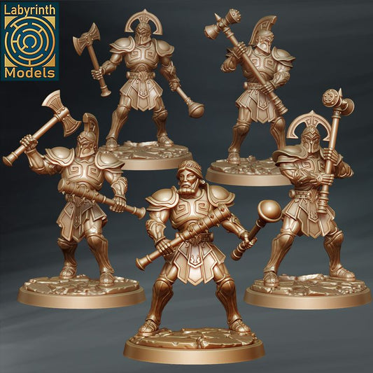 Hephaestus' Automatons by Labyrinth Models