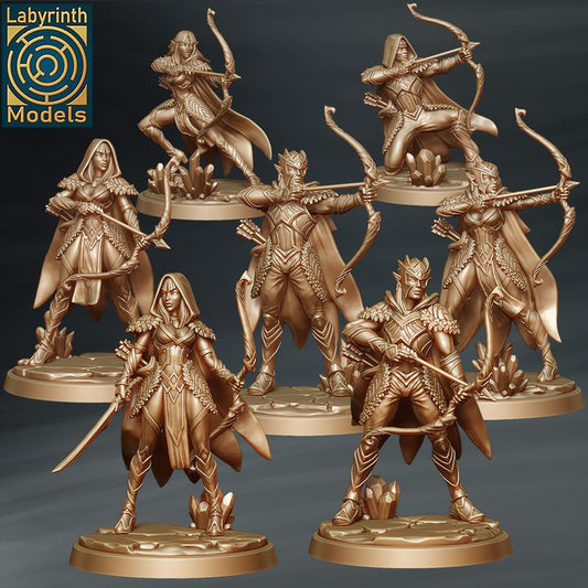 Ice Elves Archers 2 by Labyrinth Models