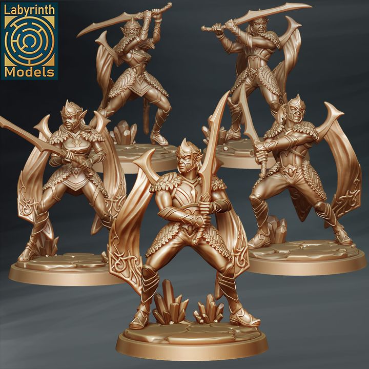 Ice Elves Warriors by Labyrinth Models