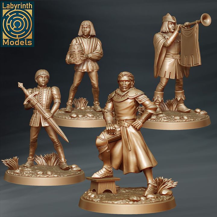 Joust Characters by Labyrinth Models