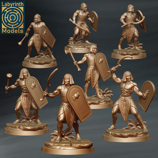 Kemet Infantry 1 by Labyrinth Models