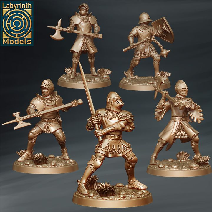 Knight  Foot 1 by Labyrinth Models