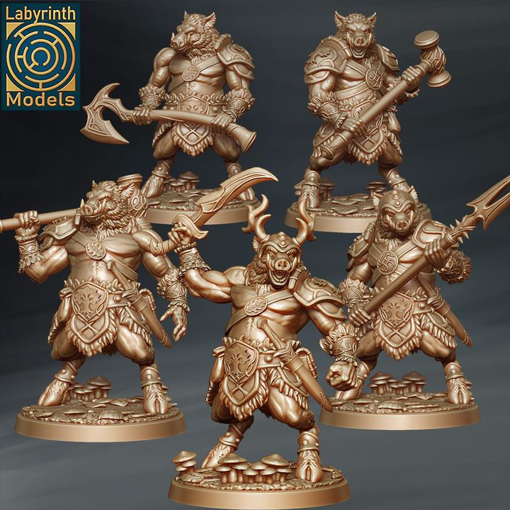 Mosstusks Warrior by Labyrinth Models