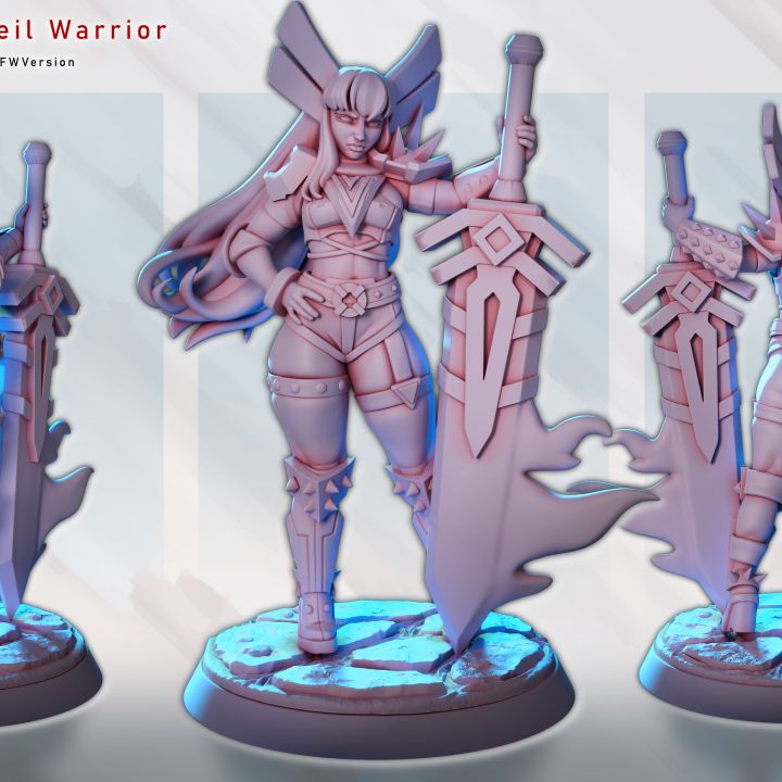 Lady Majique – Veil Warrior by Gaz Minis
