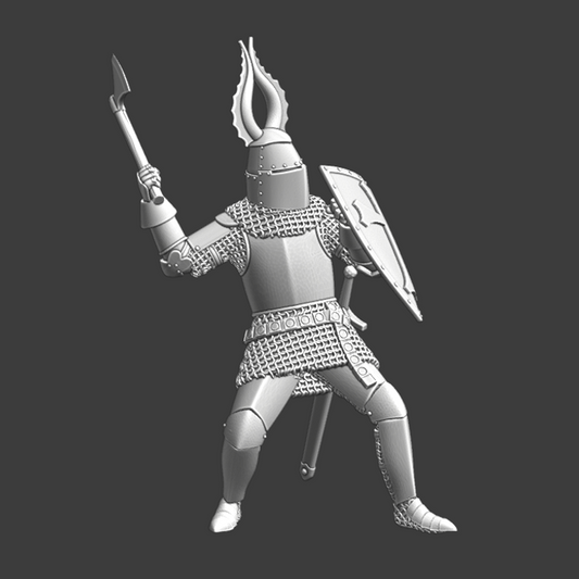 Late Medieval Teutonic Knight - Fighting