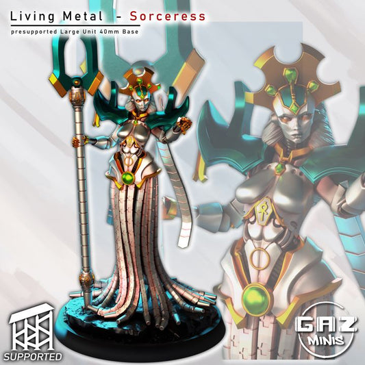 Living Metal - Sorceress by Gaz Minis