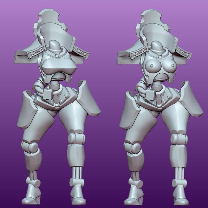 Living Metal Sentinels – Heavy Weapons Units by Gaz Minis