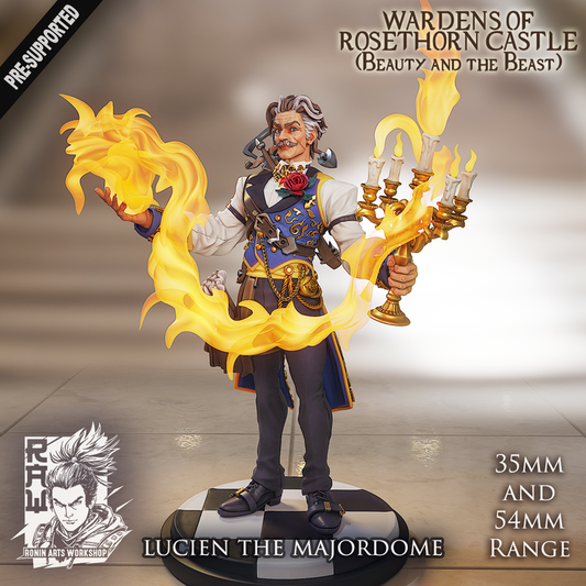 Lucien - The Majordome - Butler of Rosethorne Castle by Ronin Arts Workshop