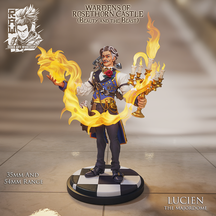 Lucien - The Majordome - Butler of Rosethorne Castle by Ronin Arts Workshop