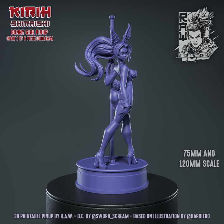 Kirih Shiraishi - Bunnygirl PinUp by Ronin Arts Workshop