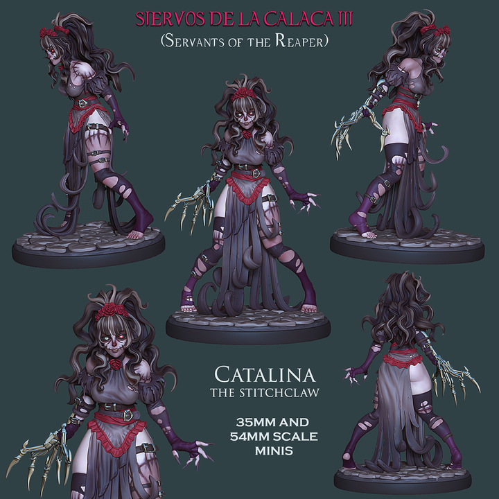 Catalina The Stitchclaw - Dia De Muertos Catrina Ragdoll by Ronin Arts Workshop