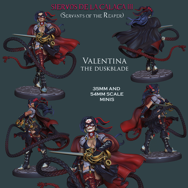 Valentina The Duskblade - Fencing Masked Vigilante by Ronin Arts Workshop