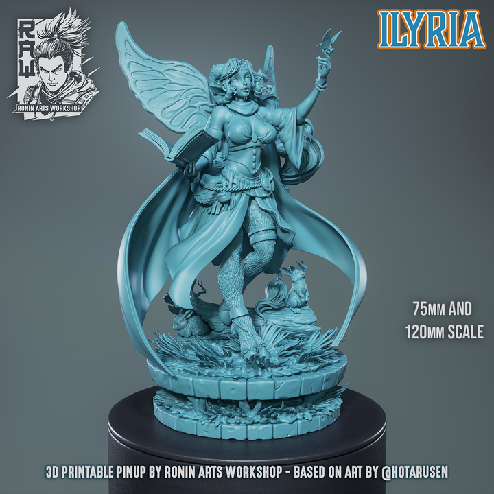 Ilyria - Satyr PinUp by Ronin Arts Workshop