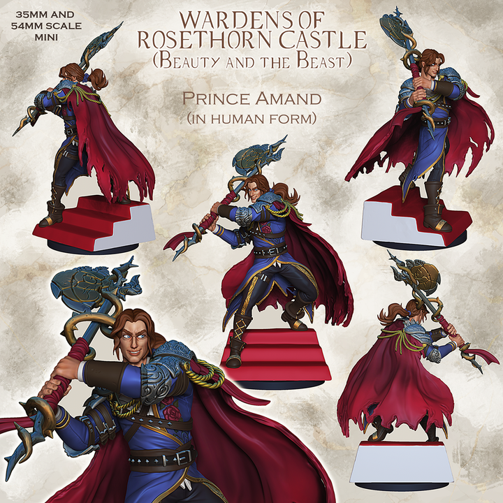 Prince Amand - Beast in Human Form - Beauty and the Beast by Ronin Arts Workshop