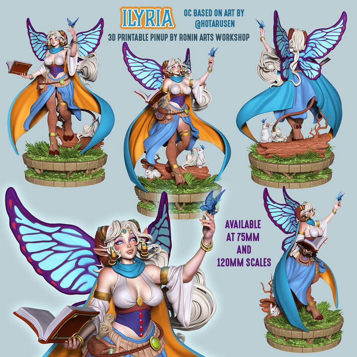 Ilyria - Satyr PinUp by Ronin Arts Workshop