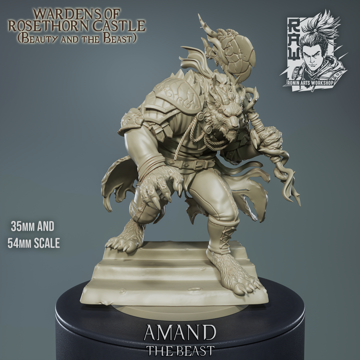 Amand The Beast - Beauty and the Beast by Ronin Arts Workshop