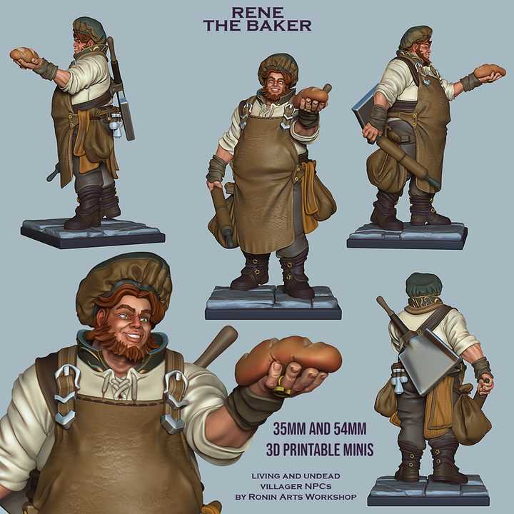 Rene The Baker by Ronin Arts Workshop