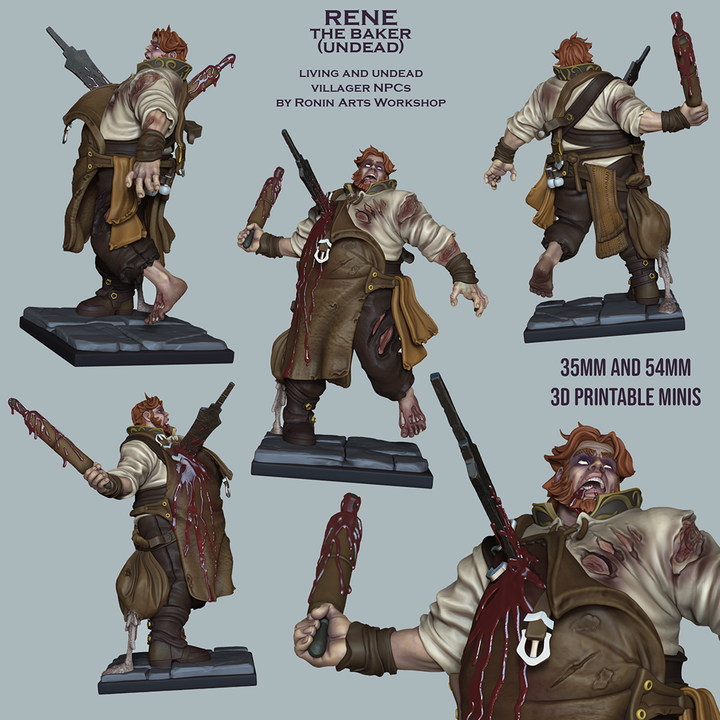 Rene The Baker by Ronin Arts Workshop