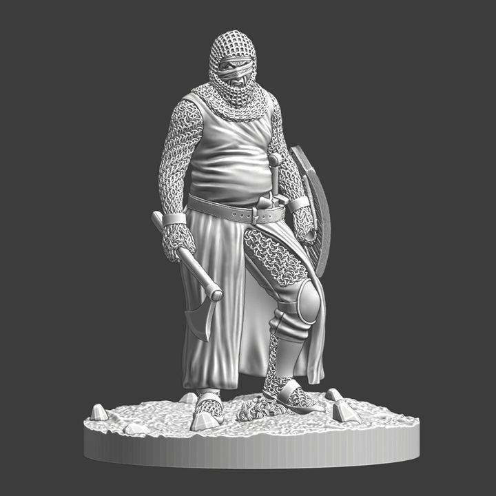 St. Lazarus - Leper Knight Miniature Knight.