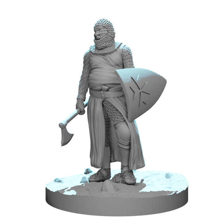 St. Lazarus - Leper Knight Miniature Knight.