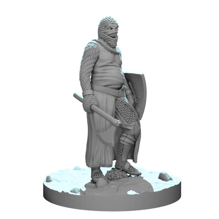 St. Lazarus - Leper Knight Miniature Knight.