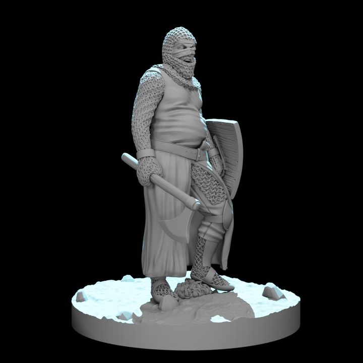 St. Lazarus - Leper Knight Miniature Knight.