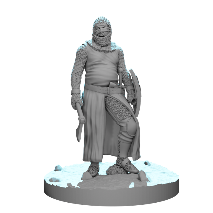 St. Lazarus - Leper Knight Miniature Knight.