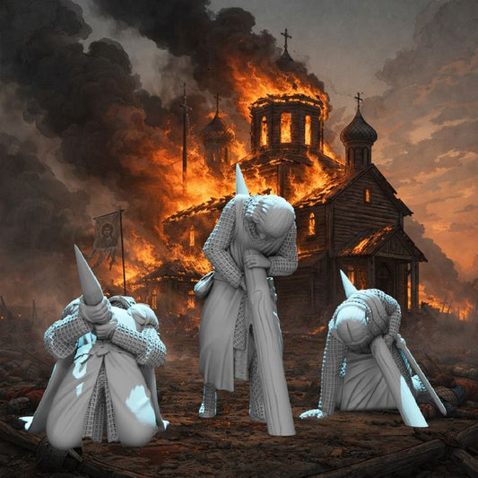 Impaled Knights on Stakes – Medieval Horror & Execution Scene