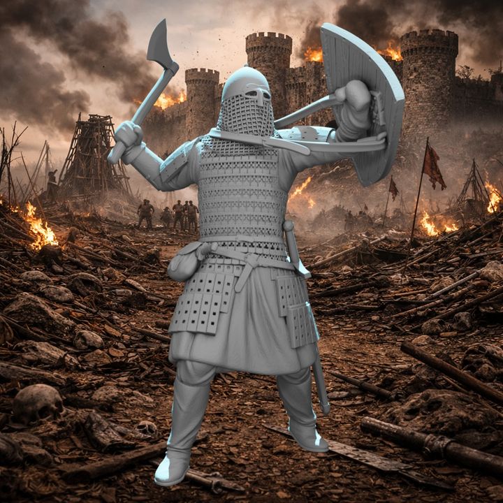 Medieval Ukrainian Warrior – Defender of the Frontier