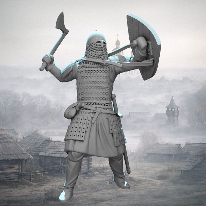 Medieval Ukrainian Warrior – Defender of the Frontier