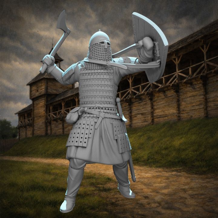 Medieval Ukrainian Warrior – Defender of the Frontier