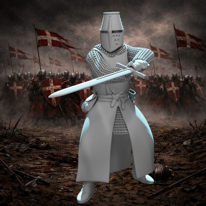 Medieval Knight Swordfighter – Great Helm