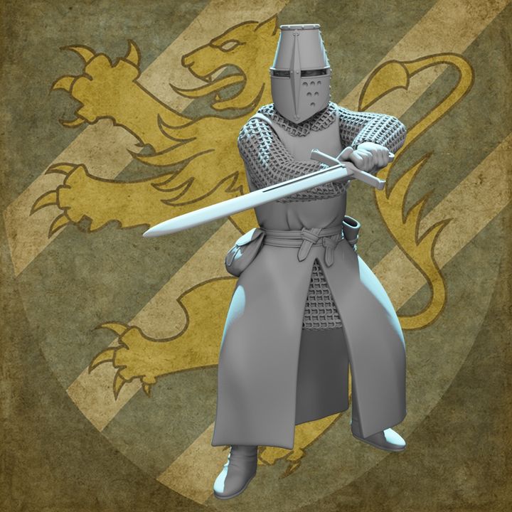 Medieval Knight Swordfighter – Great Helm