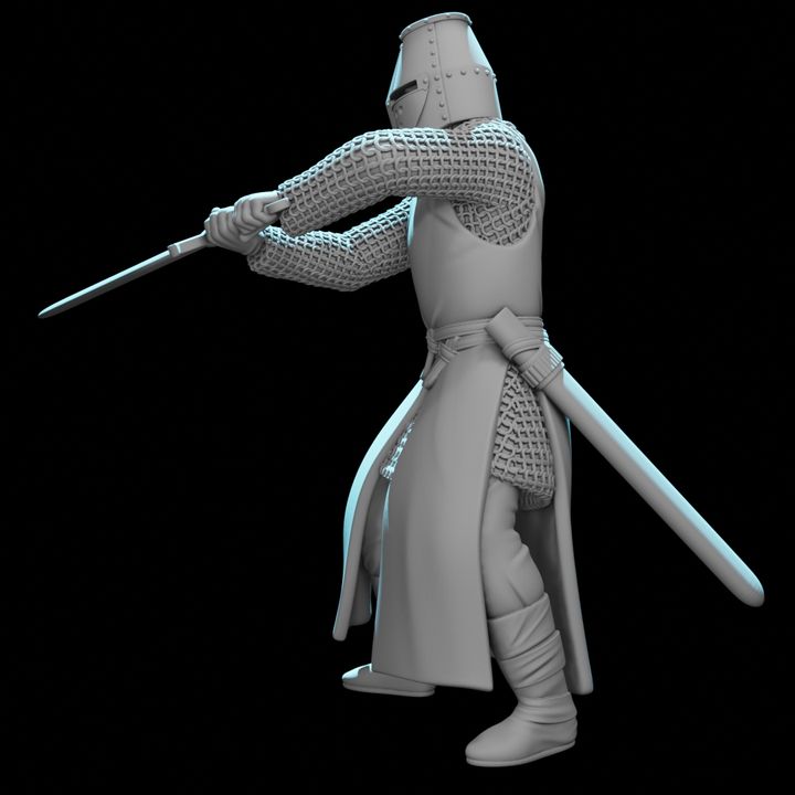 Medieval Knight Swordfighter – Great Helm