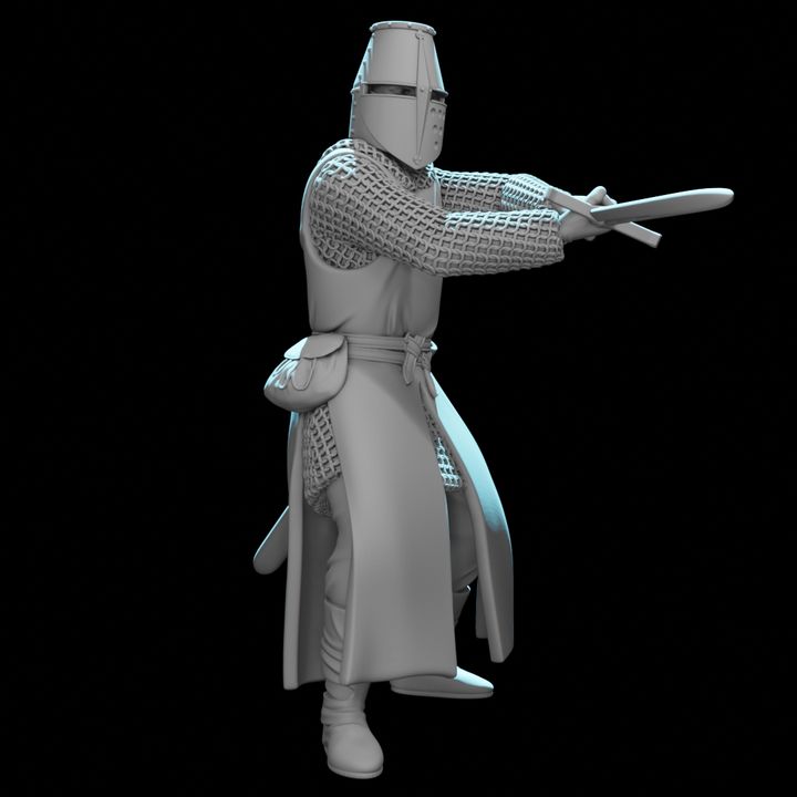 Medieval Knight Swordfighter – Great Helm