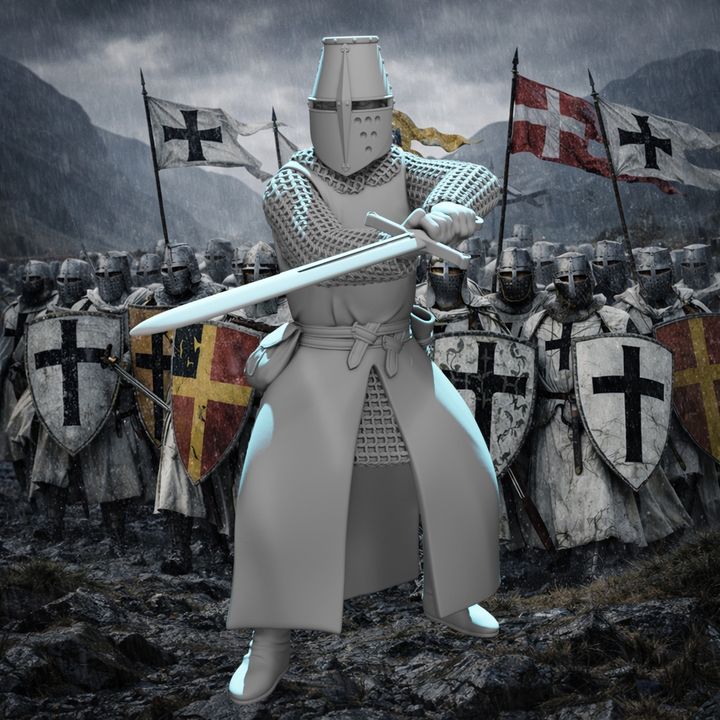 Medieval Knight Swordfighter – Great Helm
