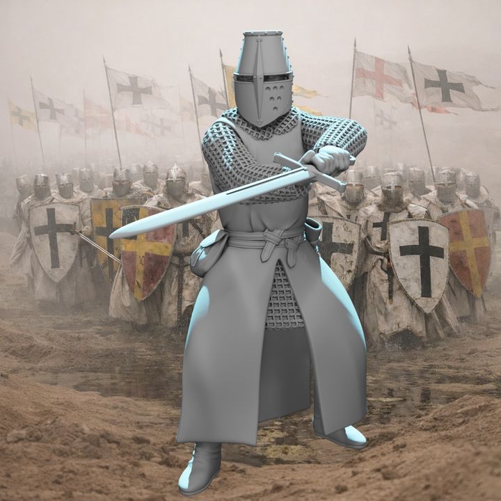 Medieval Knight Swordfighter – Great Helm