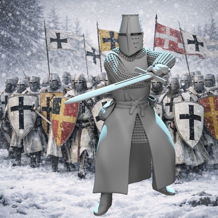 Medieval Knight Swordfighter – Great Helm