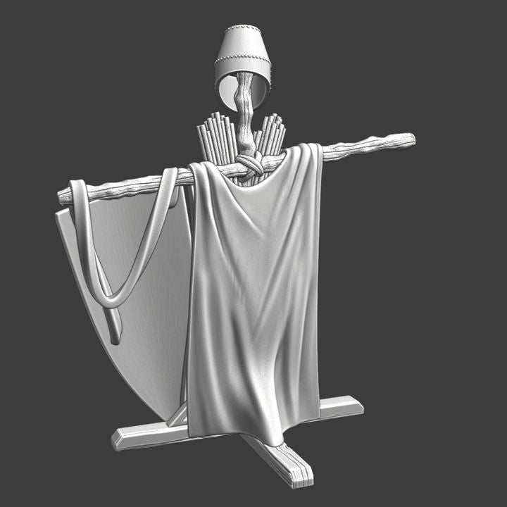 Medieval Training Dummy – Primitive Combat Practice Device