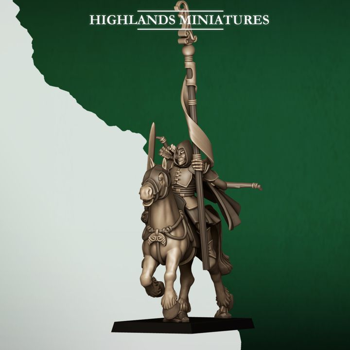 Mounted Feral Archers by Highlands Miniatures