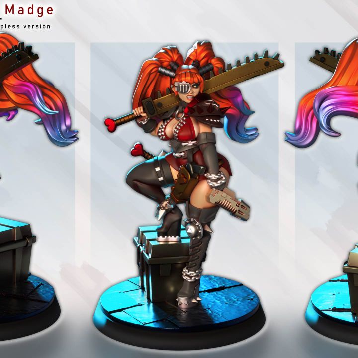 Mad Madge - Mercenary by Gaz Minis