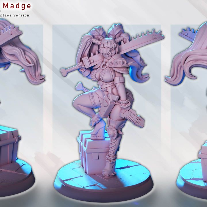 Mad Madge - Mercenary by Gaz Minis