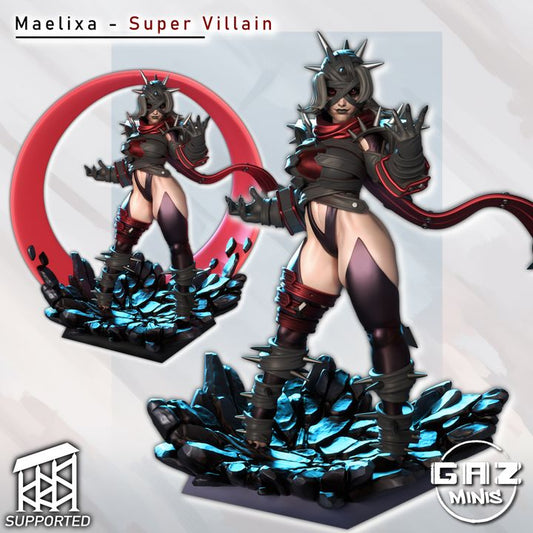 Maelixa - Super Villain by Gaz Minis