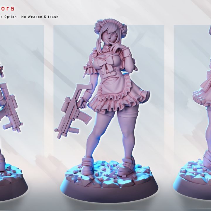 Maid Assassin Liora by Gaz Minis